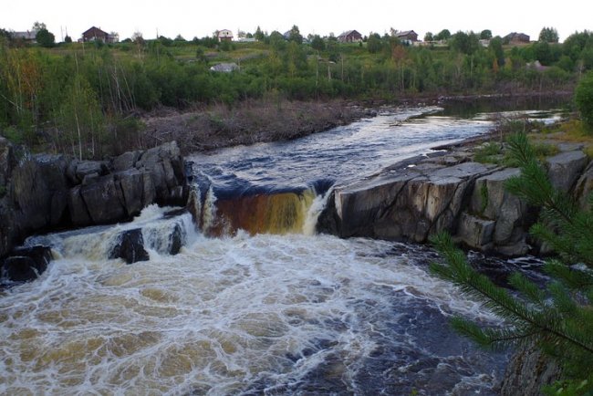 Водопад Воицкий падун