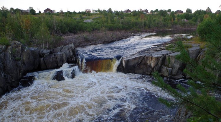 Водопад Воицкий падун